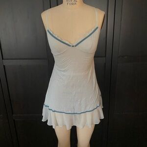 Vintage Y2K Blue Cottagecore Victoria's Secret Nightgown